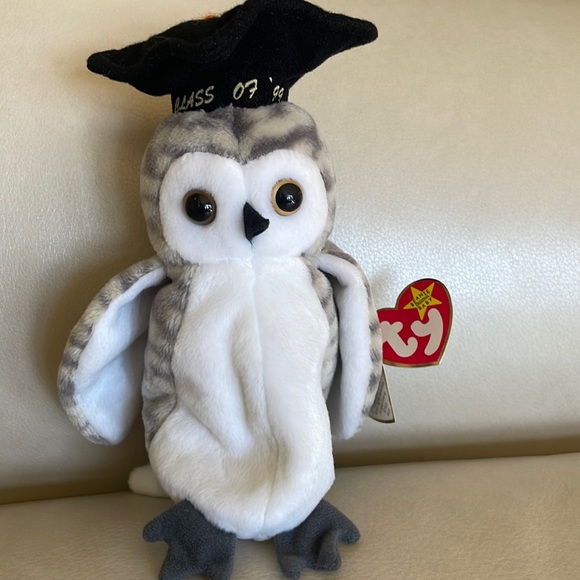 Ty Other - Ty beanie baby Wiser the owl class of 99